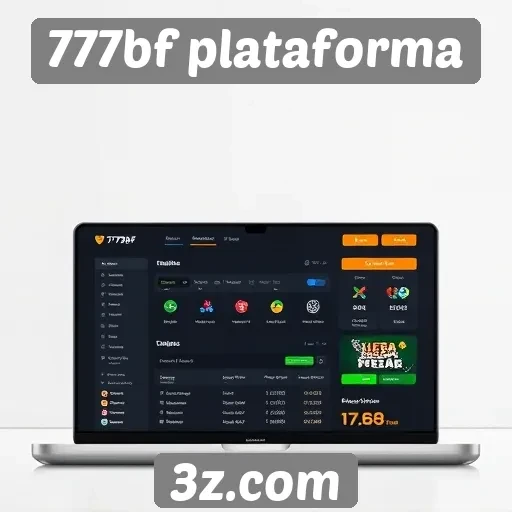 Interface do usuário da 777bf plataforma